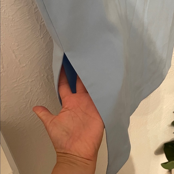 NWT Likely Light Blue Midi Dress with Spaghetti Straps Size 0 - Picture 5 of 7